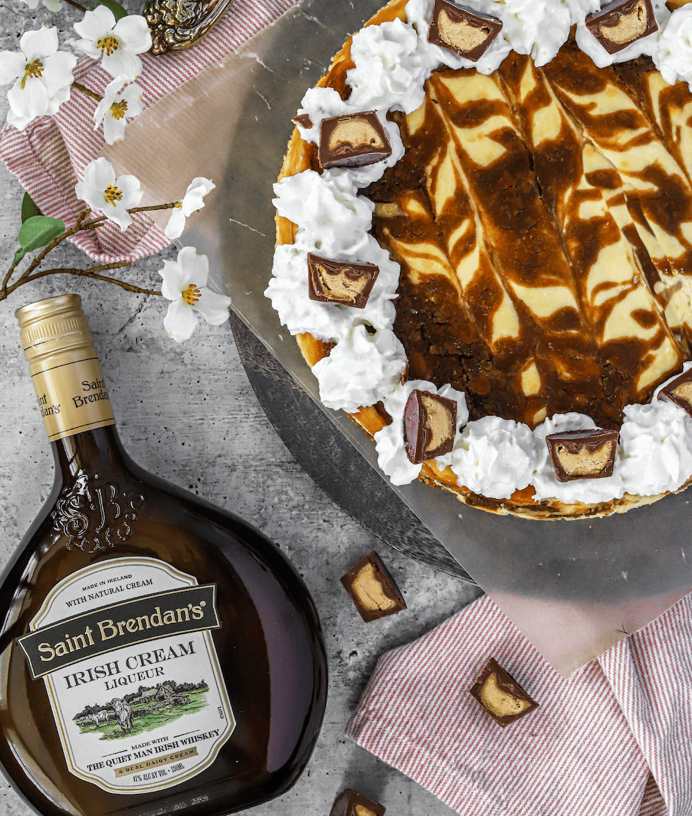 IRELAND-FILLED-IN Peanut Butter Coffee Cheesecake